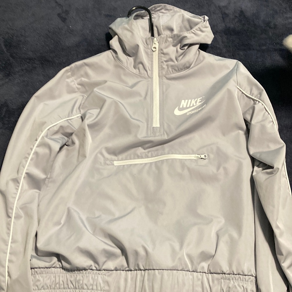 Boys Nike windbreaker, small stain on the back